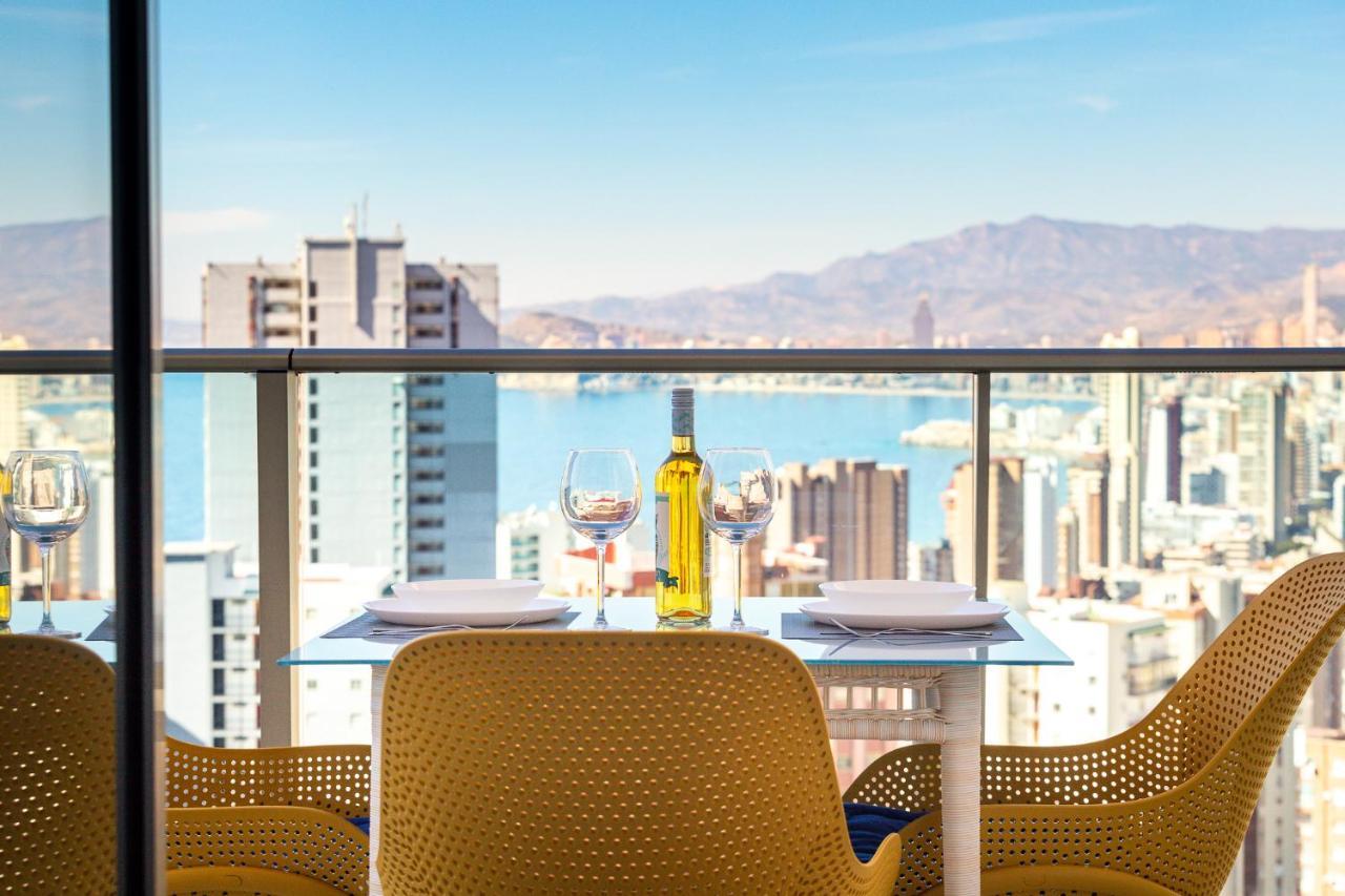 Appartamento Skyline 10 Gran Terraza Privada Con Vistas Espectaculares Benidorm Esterno foto